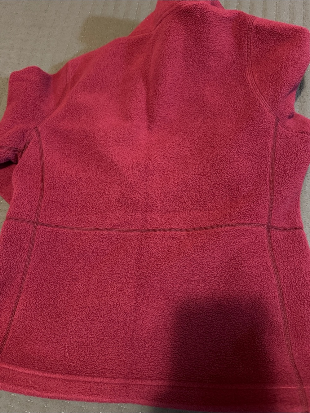 L.L. Bean womens Raspberry ZipFleece Jacket - Picture 9 of 9